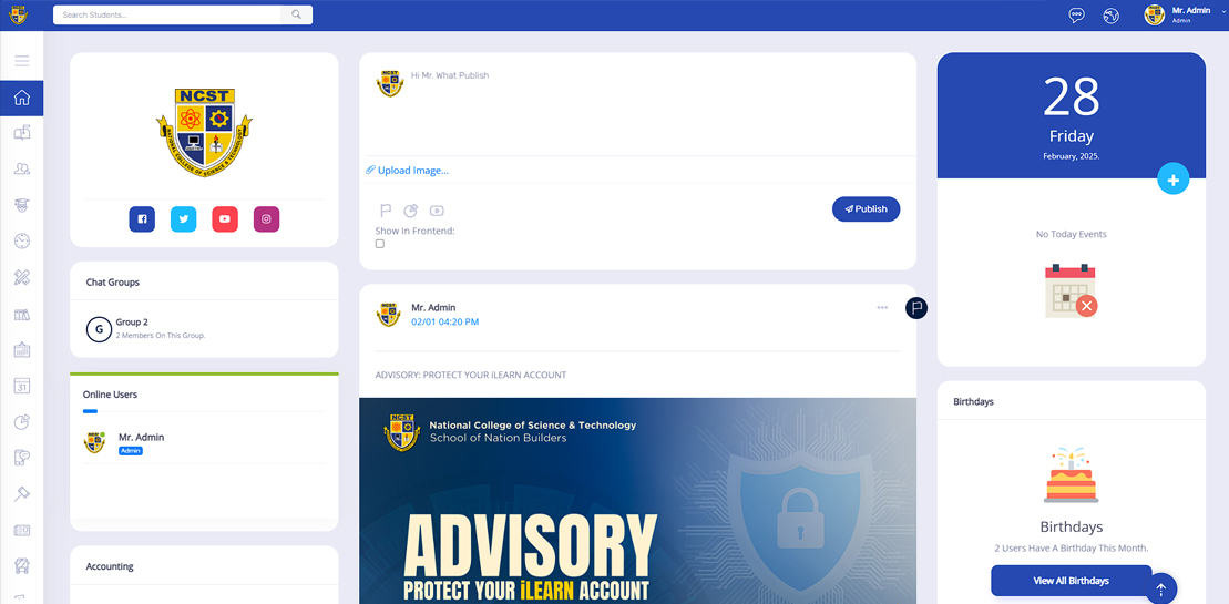 iLearn - Learning Management System